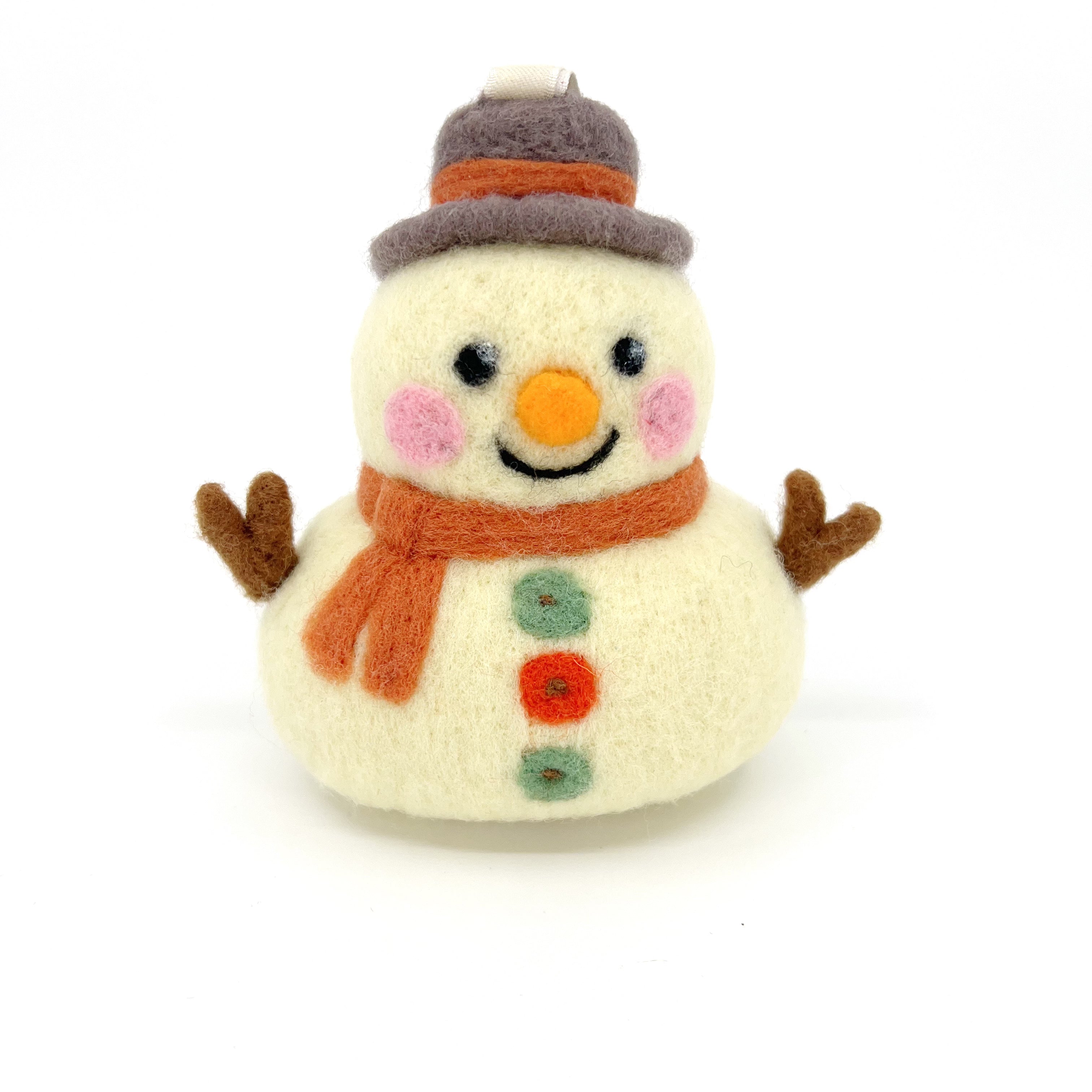 Snowman Christmas Ornament Charm