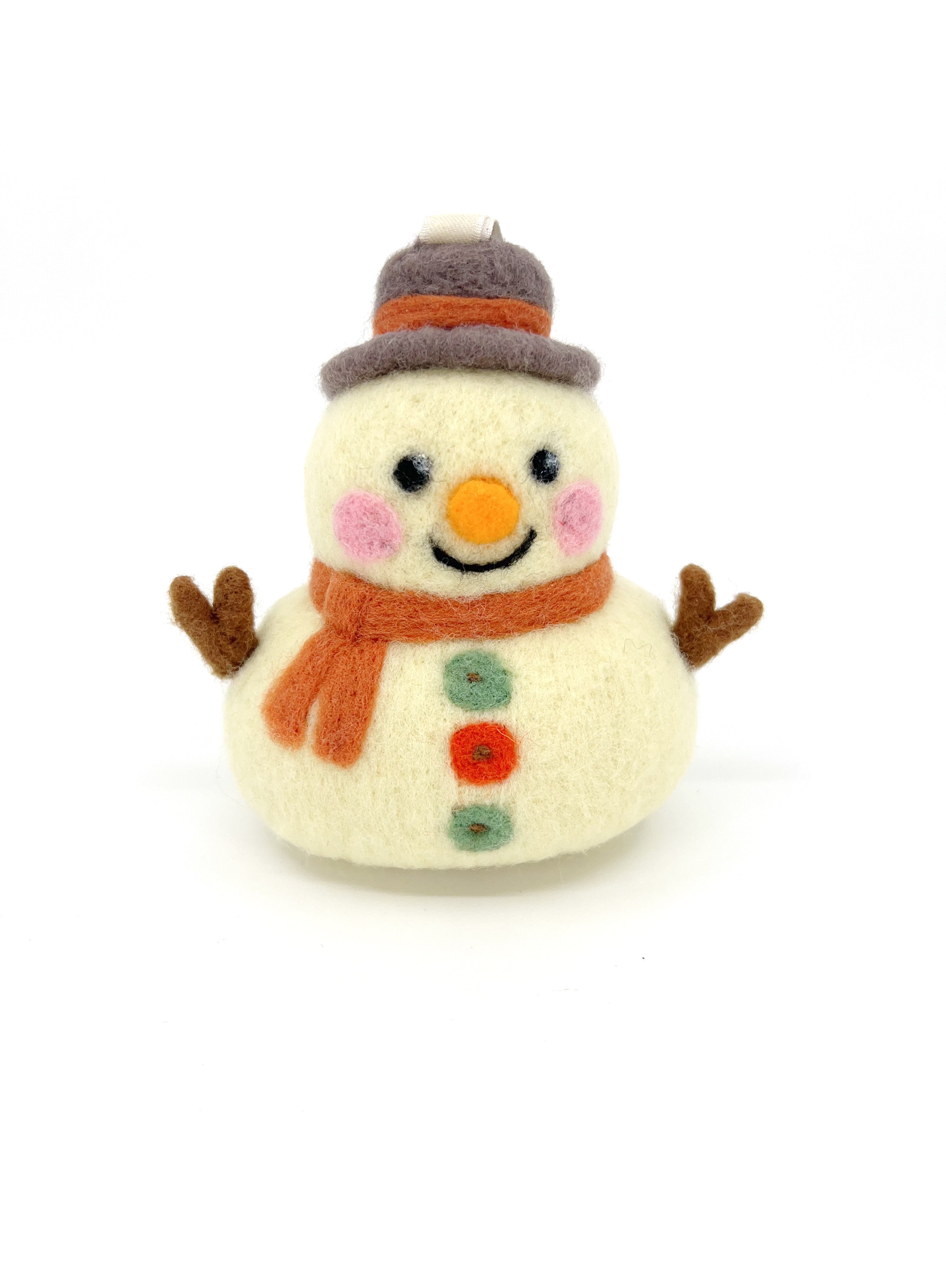 Snowman Christmas Ornament Charm