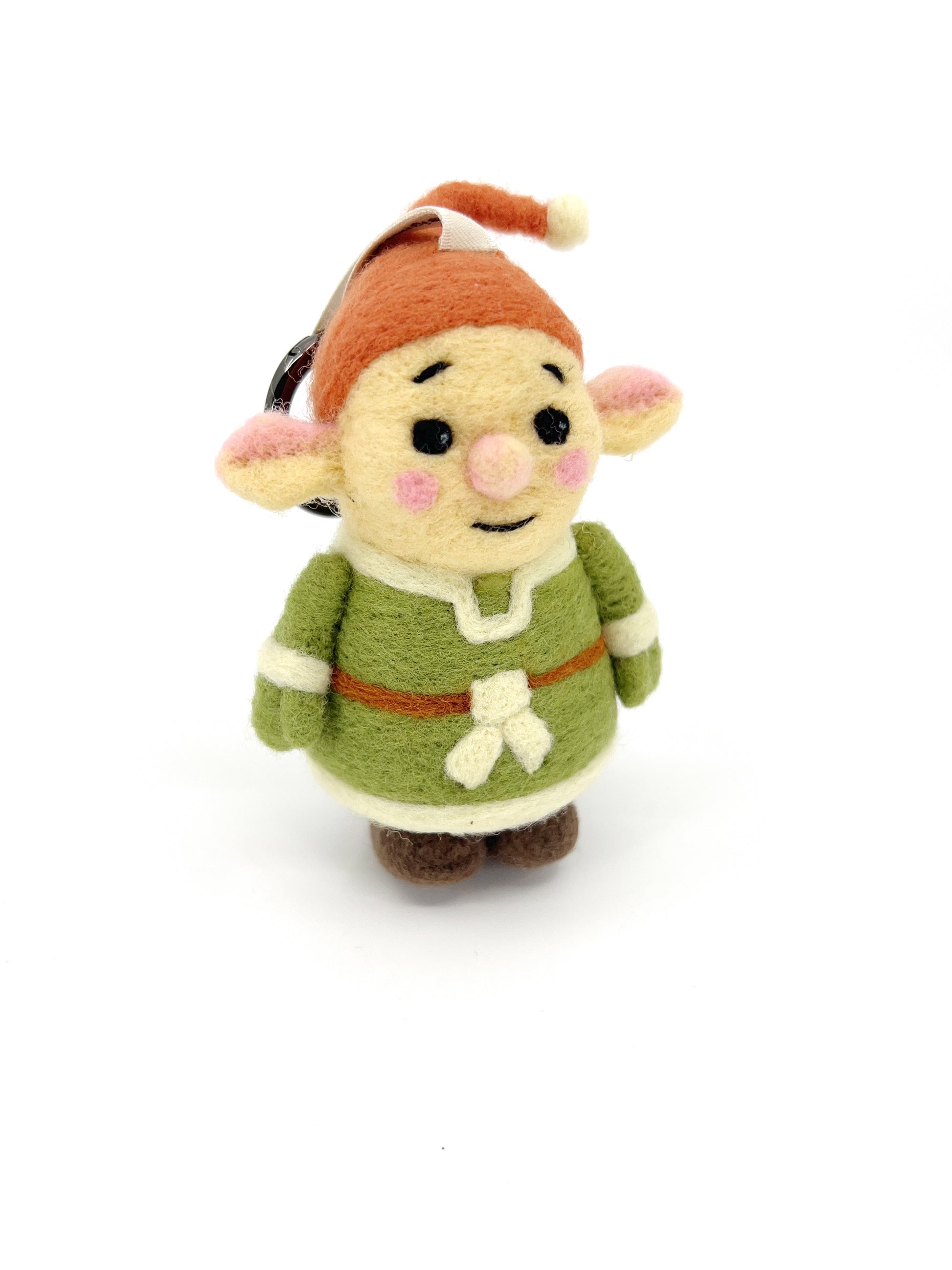 Elf Christmas Ornament Charm