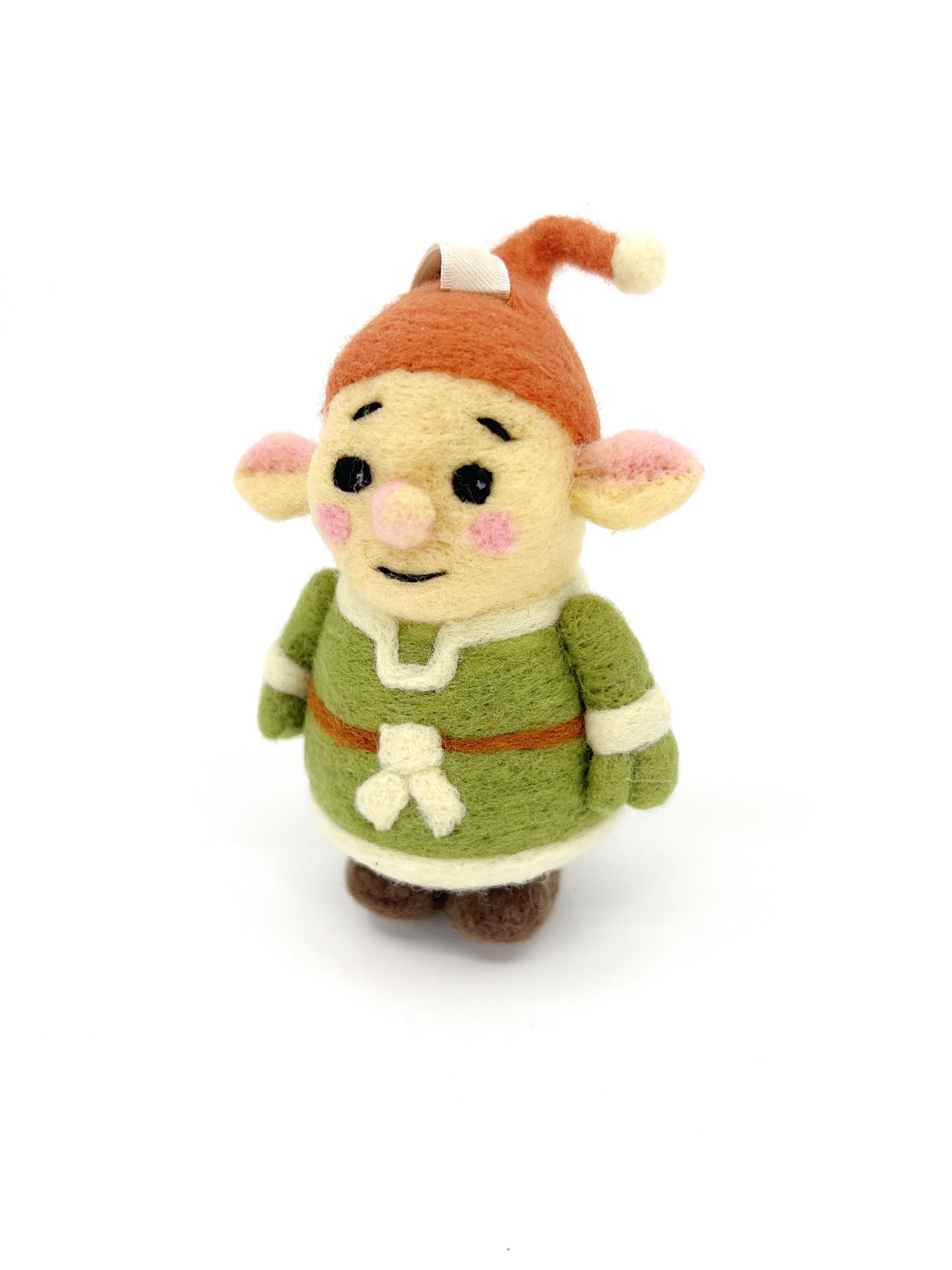 Elf Christmas Ornament Charm