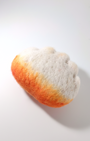 Natural wool jianjiao magnet, needle-felted with dense texture and gentle color transition