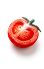 Wool felt tomato fridge magnet, handmade red vegetable magnet for kitchen decor, 6 cm